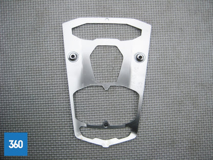 Genuine Lamborghini Aventador Front Tunnel Dashboard Console Ornament Trim Silver 470907047