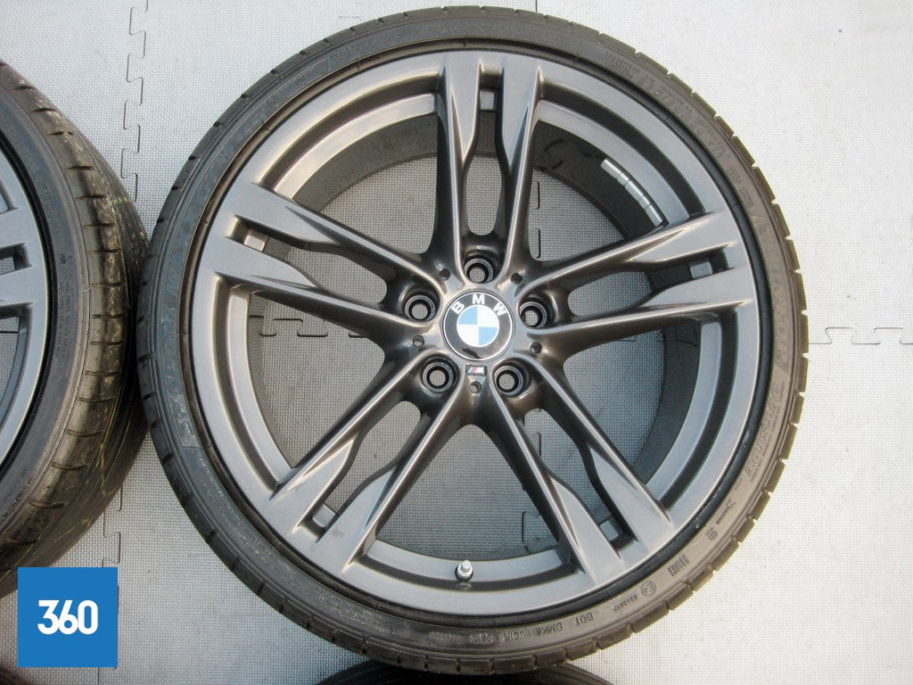 Genuine BMW 5 6 Series 20" 373 M Sport Double Spoke Alloy Wheels Dunlop SP Sport Maxx GT Tyre Set TPMS