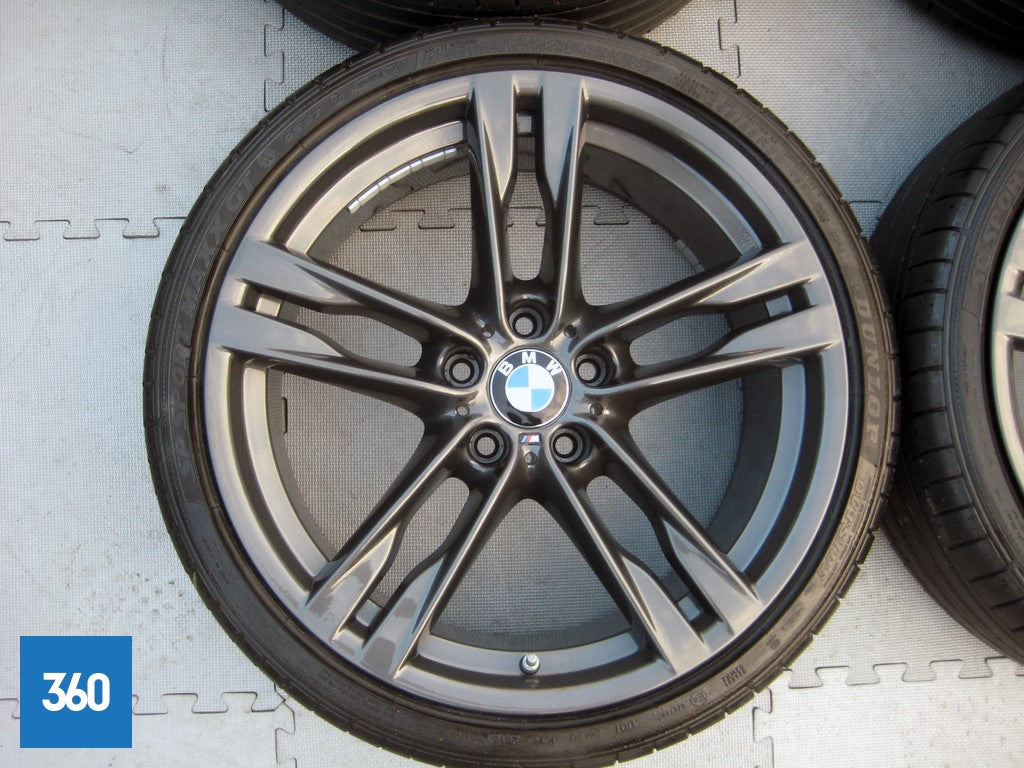 Genuine BMW 5 6 Series 20" 373 M Sport Double Spoke Alloy Wheels Dunlop SP Sport Maxx GT Tyre Set TPMS