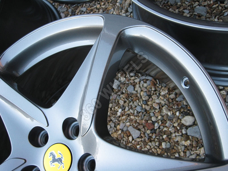 Genuine Ferrari FF 20" 5 Spoke Gunmetal Grey Alloy Wheels 260698 260697