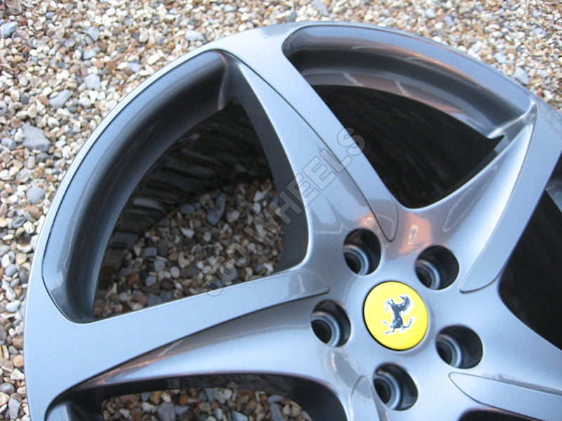 Genuine Ferrari FF 20" 5 Spoke Gunmetal Grey Alloy Wheels 260698 260697