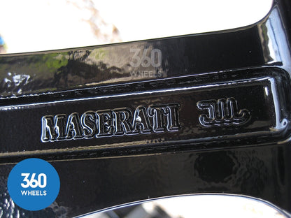 Genuine Maserati Granturismo 20" Astro Design Gloss Black Alloy Wheel Set 84072400 84072500