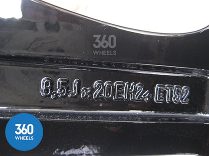Genuine Maserati Granturismo 20" Astro Design Gloss Black Alloy Wheel Set 84072400 84072500