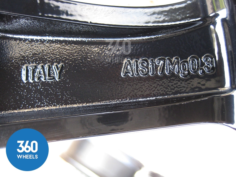 Genuine Maserati Granturismo 20" Astro Design Gloss Black Alloy Wheel Set 84072400 84072500