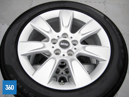 Genuine Mini Countryman F60 17" 530 Imprint Spoke Alloy Wheels Set Pirelli Tyres 36116791930