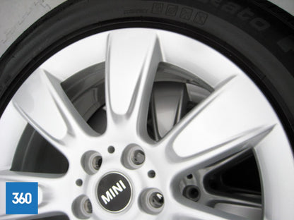 Genuine Mini Countryman F60 17" 530 Imprint Spoke Alloy Wheels Set Pirelli Tyres 36116791930