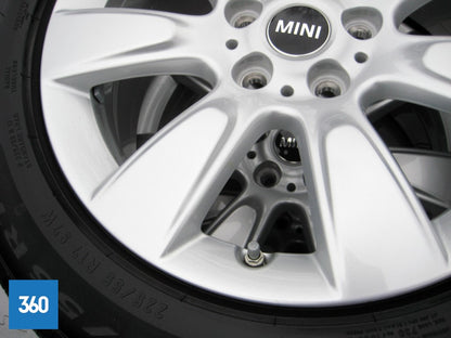 Genuine Mini Countryman F60 17" 530 Imprint Spoke Alloy Wheels Set Pirelli Tyres 36116791930