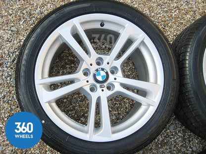 Genuine BMW 19" 369 M Sport Double 5 Spoke Alloy Wheels New Goodyear Excellence RSC Runflat Tyres 36117844250 36117844251