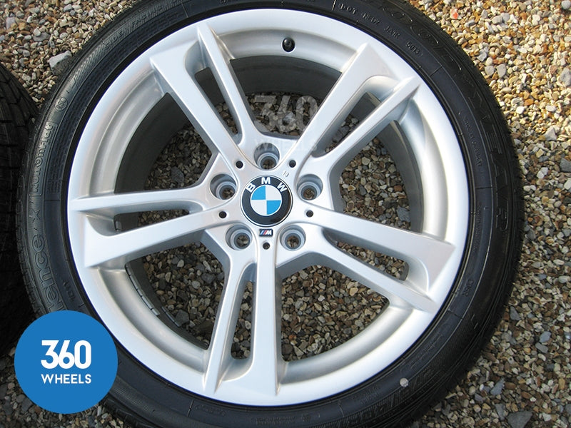 Genuine BMW 19" 369 M Sport Double 5 Spoke Alloy Wheels New Goodyear Excellence RSC Runflat Tyres 36117844250 36117844251