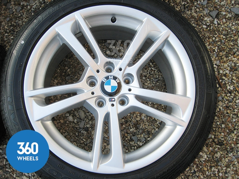 Genuine BMW 19" 369 M Sport Double 5 Spoke Alloy Wheels New Goodyear Excellence RSC Runflat Tyres 36117844250 36117844251