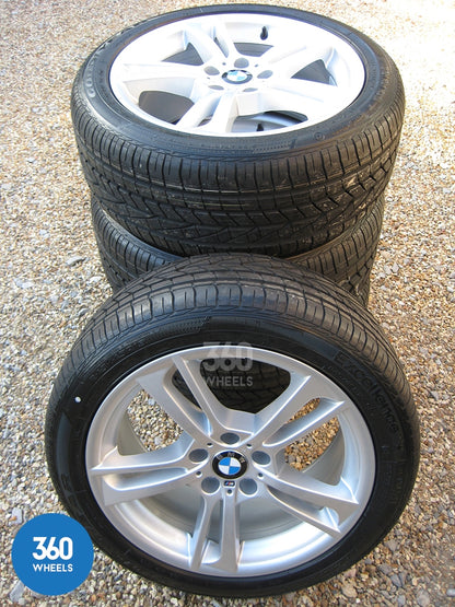 Genuine BMW 19" 369 M Sport Double 5 Spoke Alloy Wheels New Goodyear Excellence RSC Runflat Tyres 36117844250 36117844251