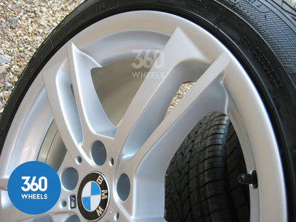 Genuine BMW 19" 369 M Sport Double 5 Spoke Alloy Wheels New Goodyear Excellence RSC Runflat Tyres 36117844250 36117844251