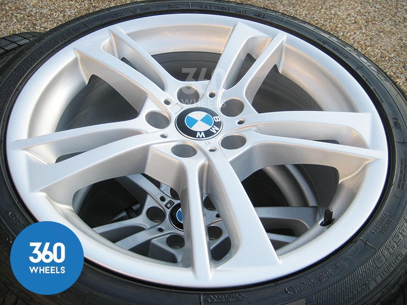 Genuine BMW 19" 369 M Sport Double 5 Spoke Alloy Wheels New Goodyear Excellence RSC Runflat Tyres 36117844250 36117844251