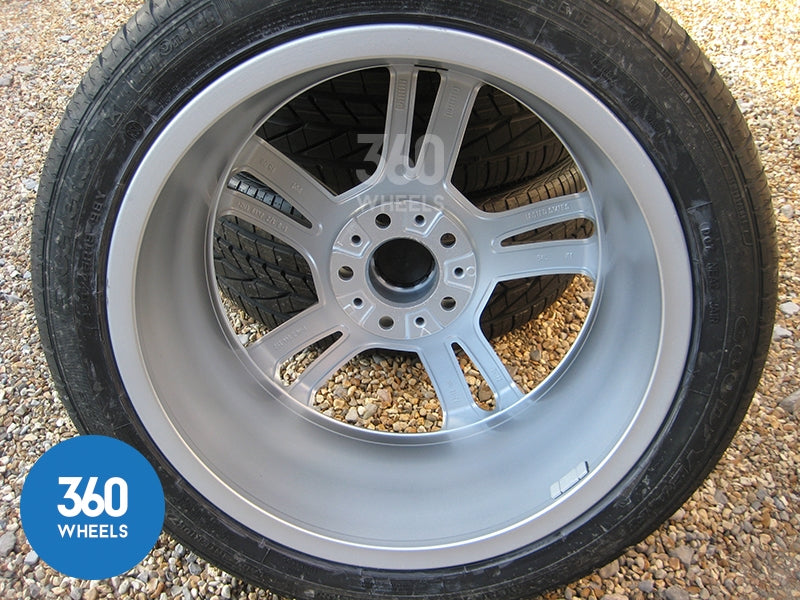 Genuine BMW 19" 369 M Sport Double 5 Spoke Alloy Wheels New Goodyear Excellence RSC Runflat Tyres 36117844250 36117844251