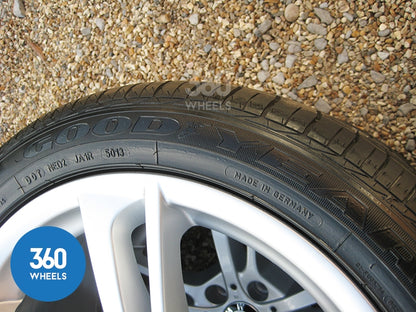 Genuine BMW 19" 369 M Sport Double 5 Spoke Alloy Wheels New Goodyear Excellence RSC Runflat Tyres 36117844250 36117844251