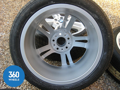 Genuine BMW 19" 369 M Sport Double 5 Spoke Alloy Wheels New Goodyear Excellence RSC Runflat Tyres 36117844250 36117844251