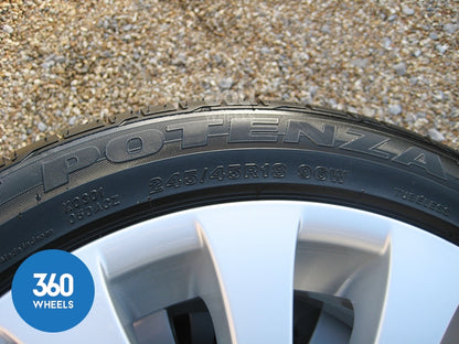 Genuine BMW 18" 6 Series 118 M Sport Radial Spoke Alloy Wheels Bridgestone Runflat Tyres 36116758777