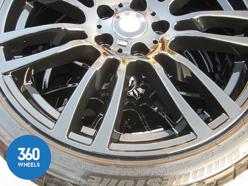 Genuine BMW 19" 403 M Sport Star Spoke Black Gloss Alloy Wheel Set Bridgestone RFT Tyres