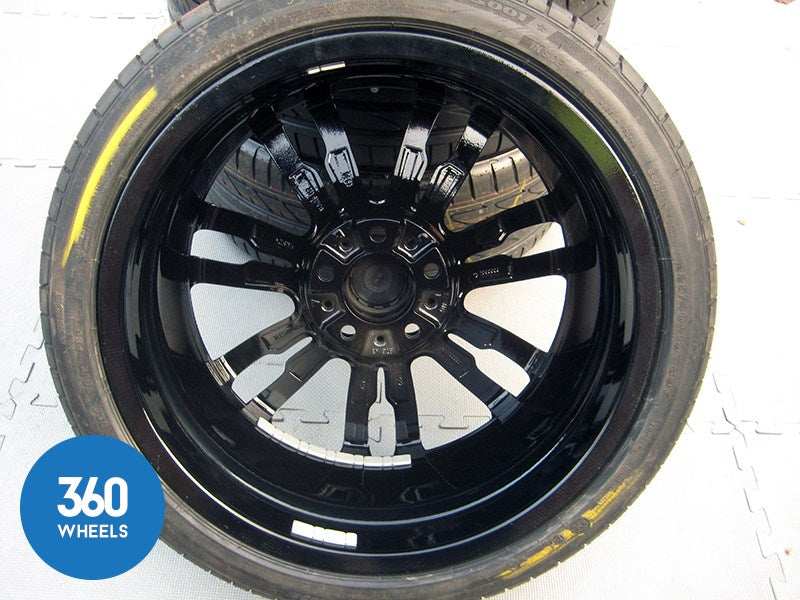 Genuine BMW 19" 403 M Sport Star Spoke Black Gloss Alloy Wheel Set Bridgestone RFT Tyres