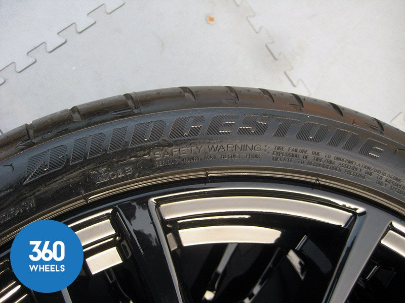 Genuine BMW 19" 403 M Sport Star Spoke Black Gloss Alloy Wheel Set Bridgestone RFT Tyres