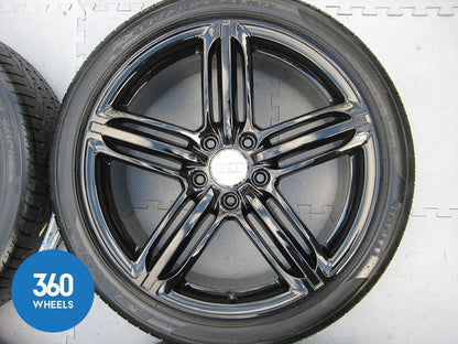 Genuine Audi Q7 21" 5 Segment Spoke RS6 Alloy Wheels New Pirelli P Zero R01 Tyres  4L0601025AE 4L0601025AB