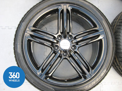 Genuine Audi Q7 21" 5 Segment Spoke RS6 Alloy Wheels New Pirelli P Zero R01 Tyres  4L0601025AE 4L0601025AB