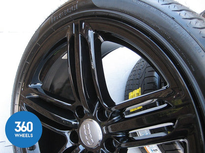 Genuine Audi Q7 21" 5 Segment Spoke RS6 Alloy Wheels New Pirelli P Zero R01 Tyres  4L0601025AE 4L0601025AB