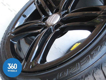 Genuine Audi Q7 21" 5 Segment Spoke RS6 Alloy Wheels New Pirelli P Zero R01 Tyres  4L0601025AE 4L0601025AB
