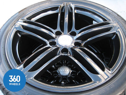 Genuine Audi Q7 21" 5 Segment Spoke RS6 Alloy Wheels New Pirelli P Zero R01 Tyres  4L0601025AE 4L0601025AB
