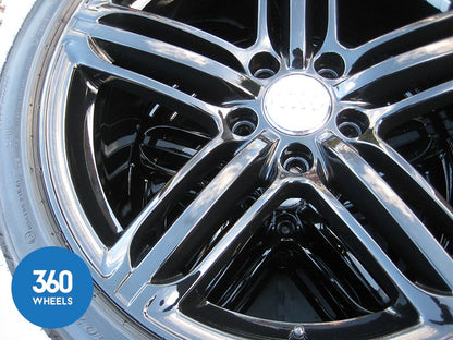 Genuine Audi Q7 21" 5 Segment Spoke RS6 Alloy Wheels New Pirelli P Zero R01 Tyres  4L0601025AE 4L0601025AB