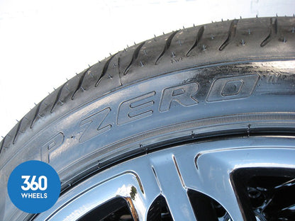 Genuine Audi Q7 21" 5 Segment Spoke RS6 Alloy Wheels New Pirelli P Zero R01 Tyres  4L0601025AE 4L0601025AB