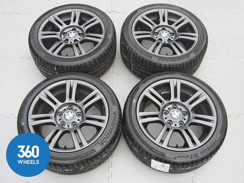 Genuine BMW 3 Series 17" 194 M Sport Ferric Grey Double Spoke Alloy Wheels Tyres 36118036935 36118036936