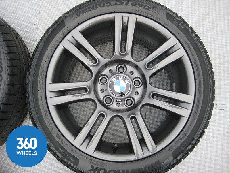 Genuine BMW 3 Series 17" 194 M Sport Ferric Grey Double Spoke Alloy Wheels Tyres 36118036935 36118036936