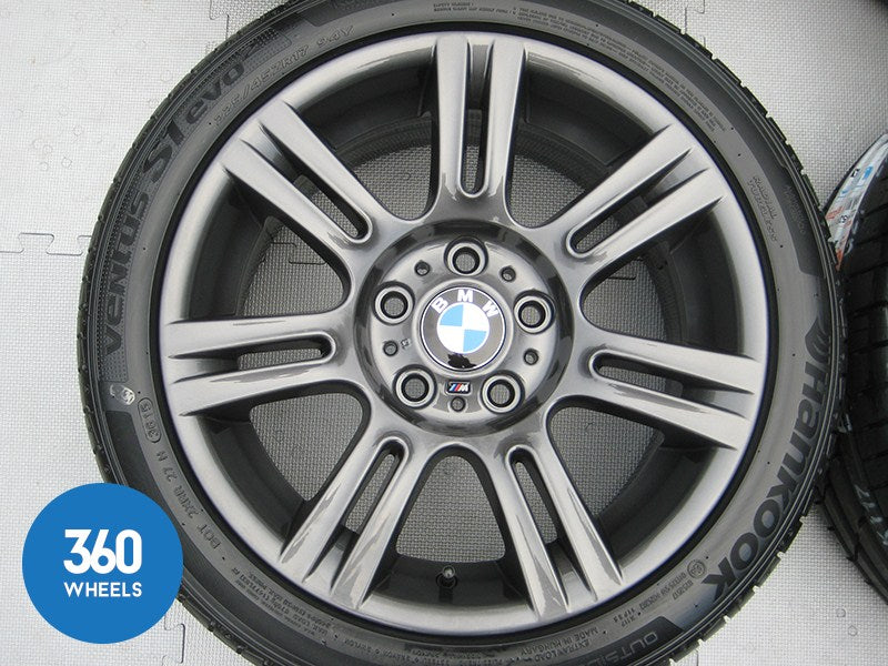 Genuine BMW 3 Series 17" 194 M Sport Ferric Grey Double Spoke Alloy Wheels Tyres 36118036935 36118036936