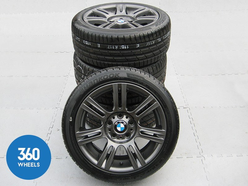 Genuine BMW 3 Series 17" 194 M Sport Ferric Grey Double Spoke Alloy Wheels Tyres 36118036935 36118036936