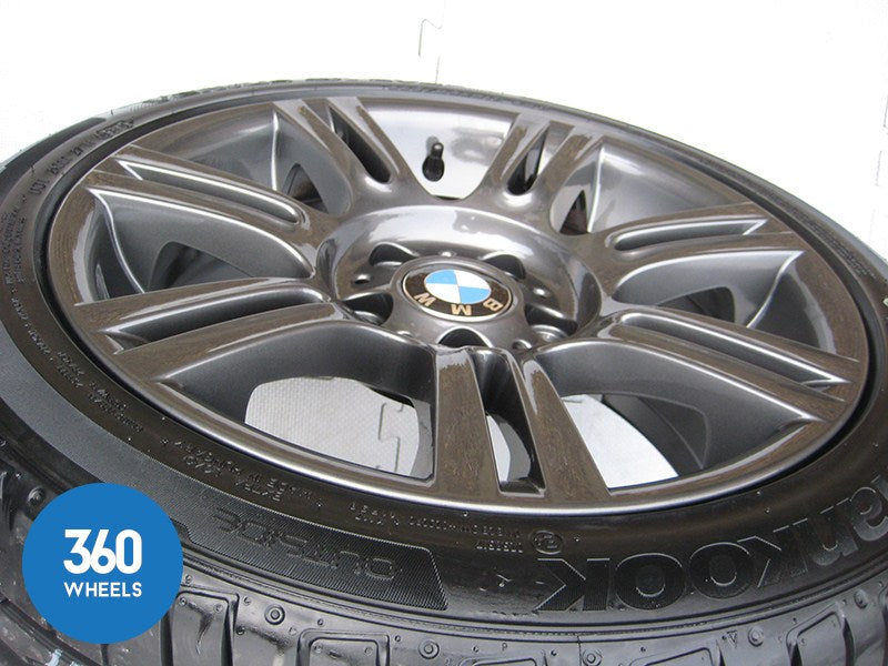 Genuine BMW 3 Series 17" 194 M Sport Ferric Grey Double Spoke Alloy Wheels Tyres 36118036935 36118036936