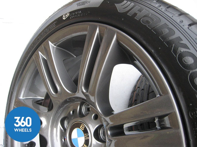 Genuine BMW 3 Series 17" 194 M Sport Ferric Grey Double Spoke Alloy Wheels Tyres 36118036935 36118036936