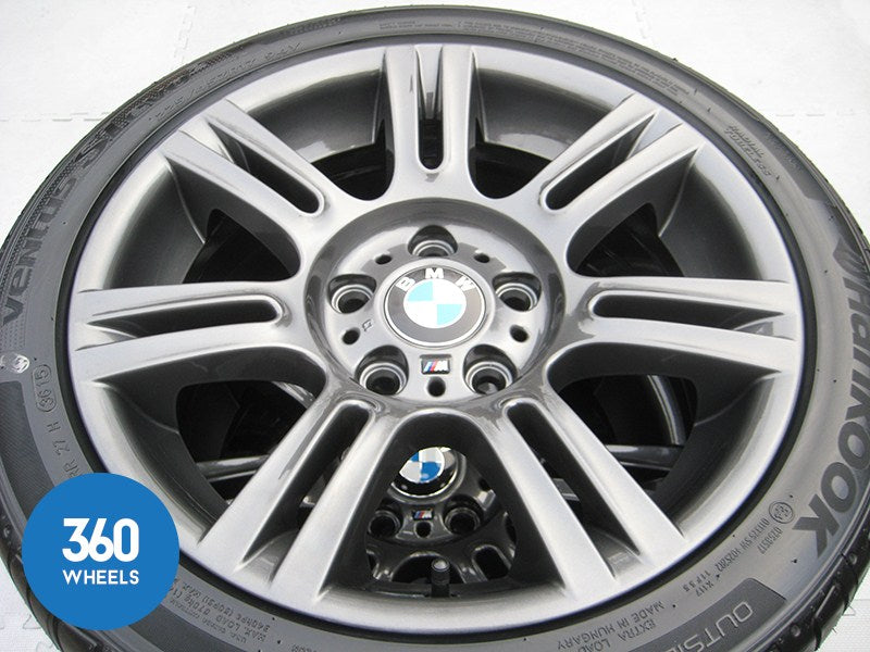 Genuine BMW 3 Series 17" 194 M Sport Ferric Grey Double Spoke Alloy Wheels Tyres 36118036935 36118036936