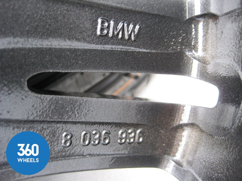 Genuine BMW 3 Series 17" 194 M Sport Ferric Grey Double Spoke Alloy Wheels Tyres 36118036935 36118036936