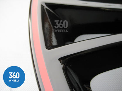 Genuine BMW 3 4 Series 20" M Sport 361 Black Red Front Alloy Wheel 36116854611